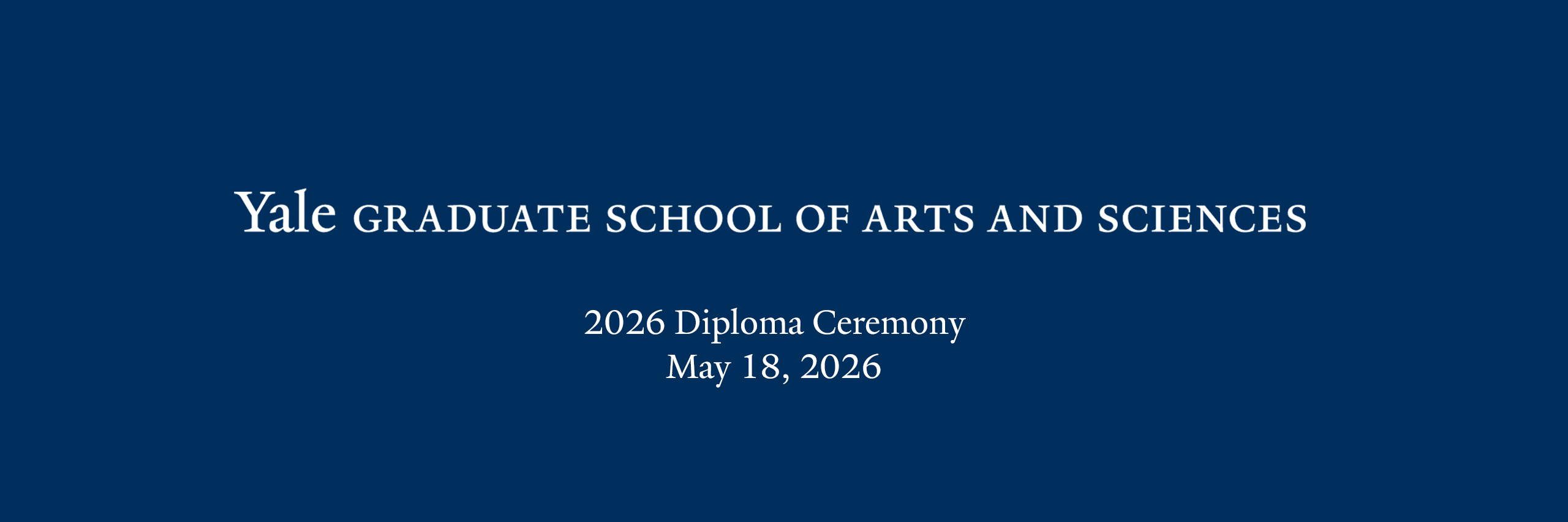 Yale Graduate School of Arts and Sciences