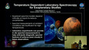 2019 SEEC - MiniTalk - 	Temperature Dependent Laboratory Spectroscopy for Exoplanetary Studies