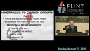 Sunday AM - Hindrances To Church Growth Part 1