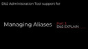 Db2 Administration Tool: Managing aliases for Db2 EXPLAIN tables