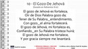 CaS-V2-10 El Gozo de Jehova Instrumental
