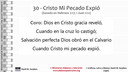 CaS-V2-30 Cristo mi Pecado Expio Instrumental