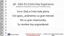 CaS-V2-38 Solo En Cristo Hay Esperanza Instrumental