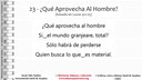 CaS-V2-23-¿Qué Aprovecha Al Hombre