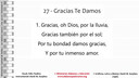 CaS-V2-27-Gracias Te Damos