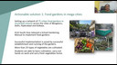 Leveraging food gardens and city food markets for healthy diets in cities 